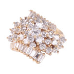 diamond cluster ring