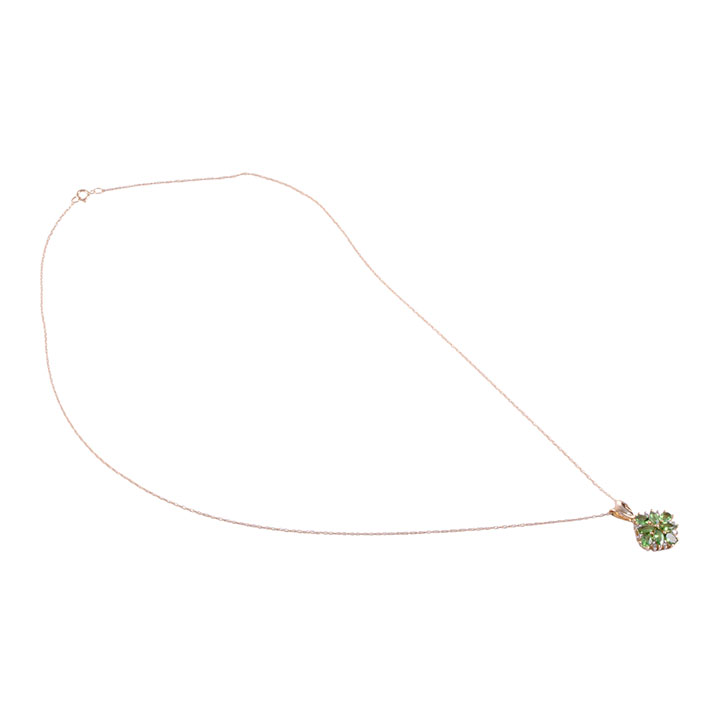 Tsavorite Garnet Pendant Necklace