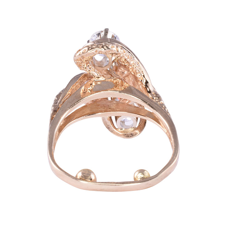 1.24 CTW Diamond Rose Gold Ring