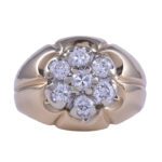 Seven Diamond Mens Ring
