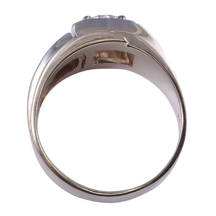 1.27 Carat GIA Certified Diamond Mens Ring