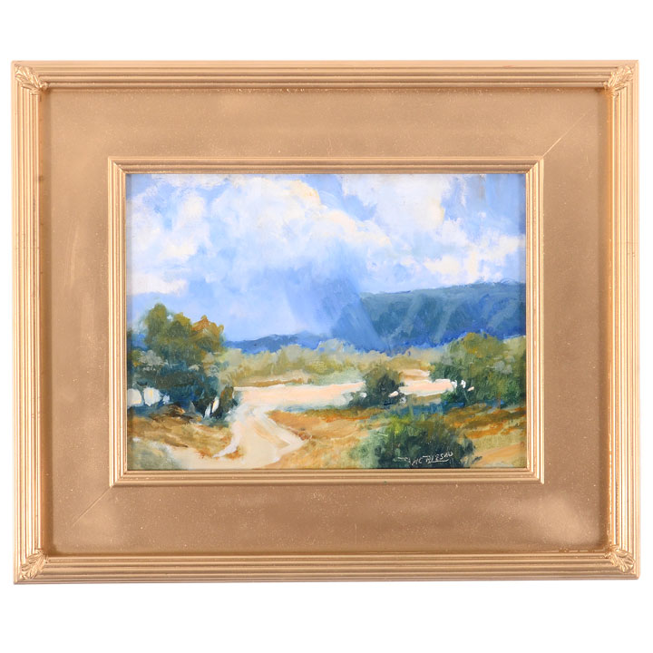 Oil paintingÂ Desert StormÂ by Vic Riesau
