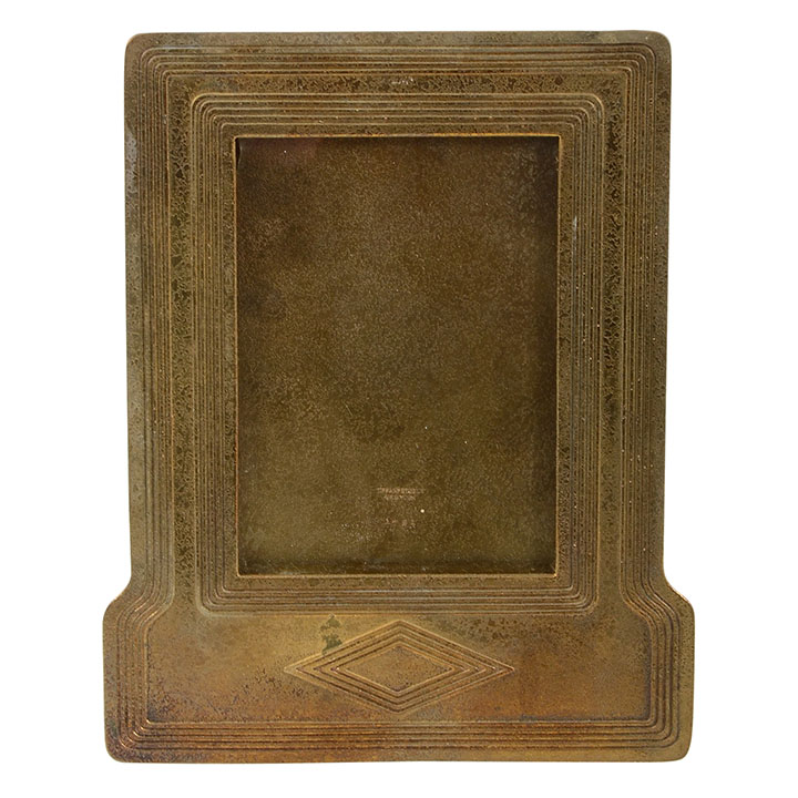 American Gilt Bronze Picture Frame Marked Tiffany Studios NY