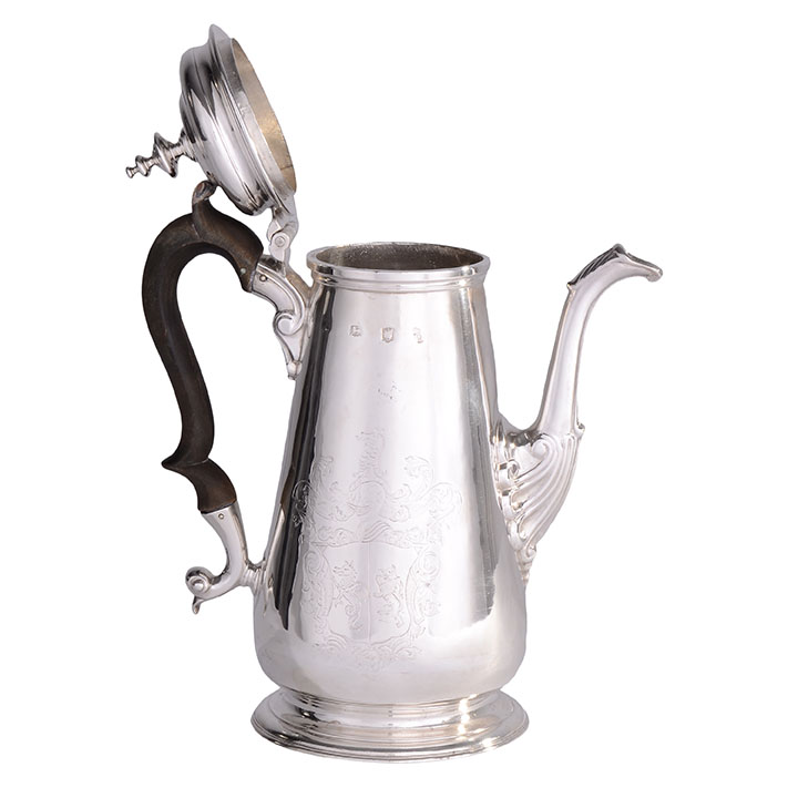 George II Sterling Silver Coffee Pot