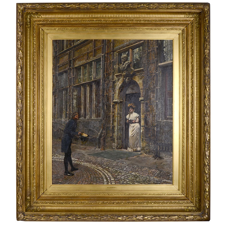 William Logsdail Architectural Oil Painting