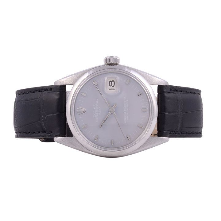 Rolex Air King Lavender Dial Wrist Watch