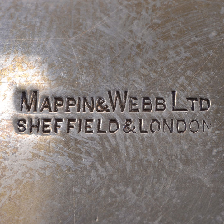 Mappin & Webb Sterling Silver Pen Tray with Sheffield Pen