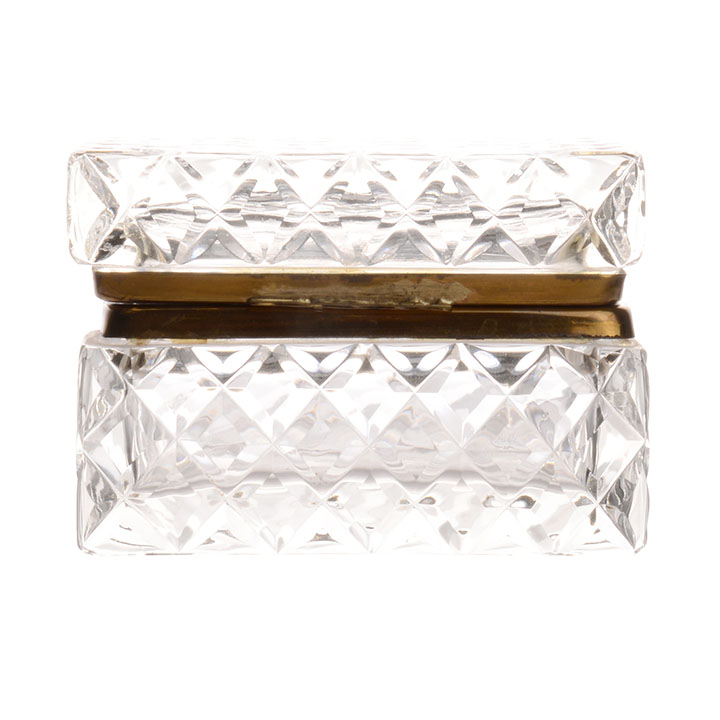 Cut Crystal Jewelry Casket