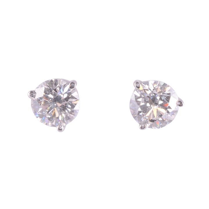 2.0 CTW Diamond Stud Earrings