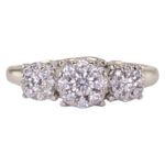 0.85 CTW Diamond 18K White Gold Ring