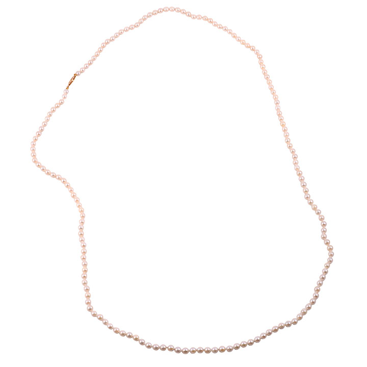 38 Inch Akoya Pearl Necklace