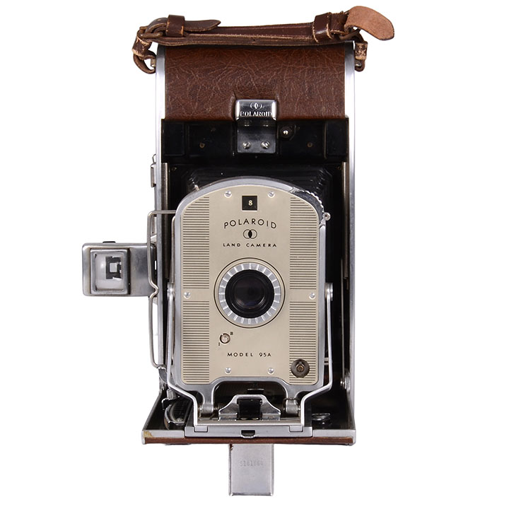 Polaroid Land Camera Model 95A with Capacitor Flash