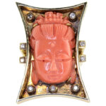 Custom Carved Coral Ring