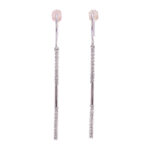 Diamond Bar Earrings