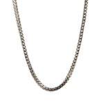 34 Inch 18K White Gold Chain