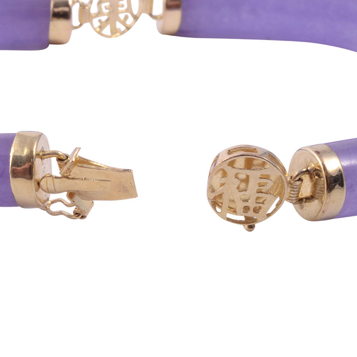 Dyed Lavender Stone Bracelet