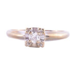 solitaire diamond engagement ring