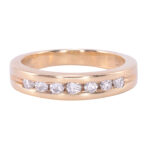 seven diamond wedding band