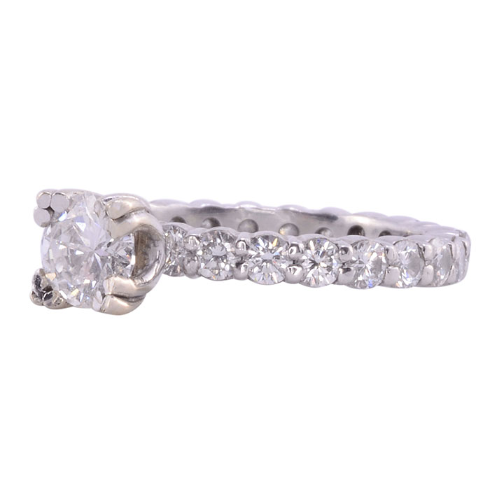 1.94 CTW Diamond White Gold Engagement Ring