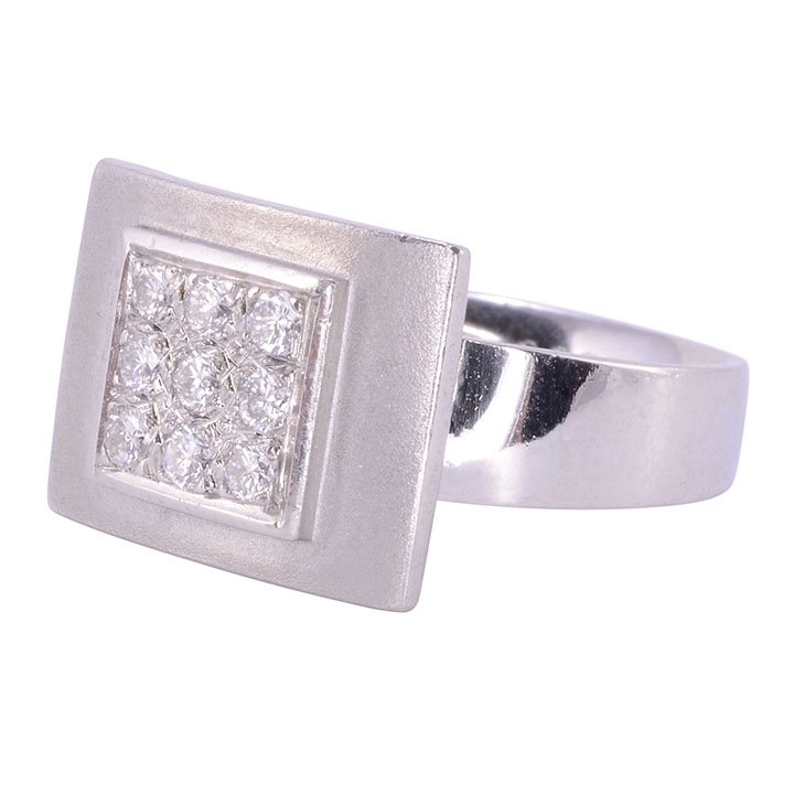 Stuart Moore Diamond Platinum Ring