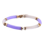 lavender jade bracelet