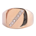 diamond mens ring