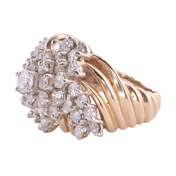 Diamond Cluster Fashion Ring