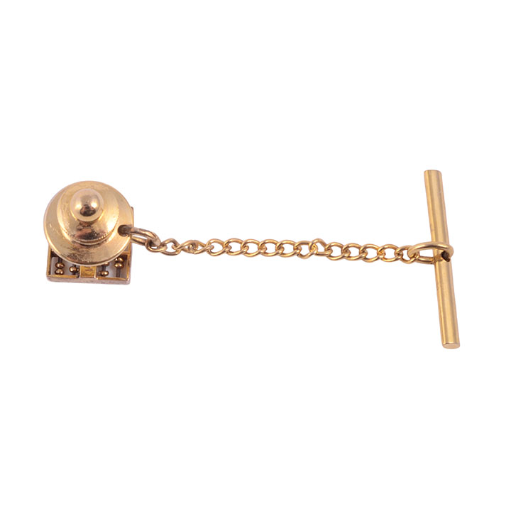 Abacus Rose Gold Tie Tack
