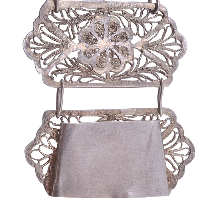 Art Nouveau Silver Filigree Bracelet
