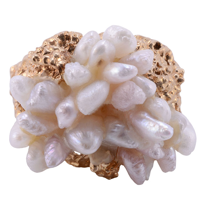 pearl nugget ring