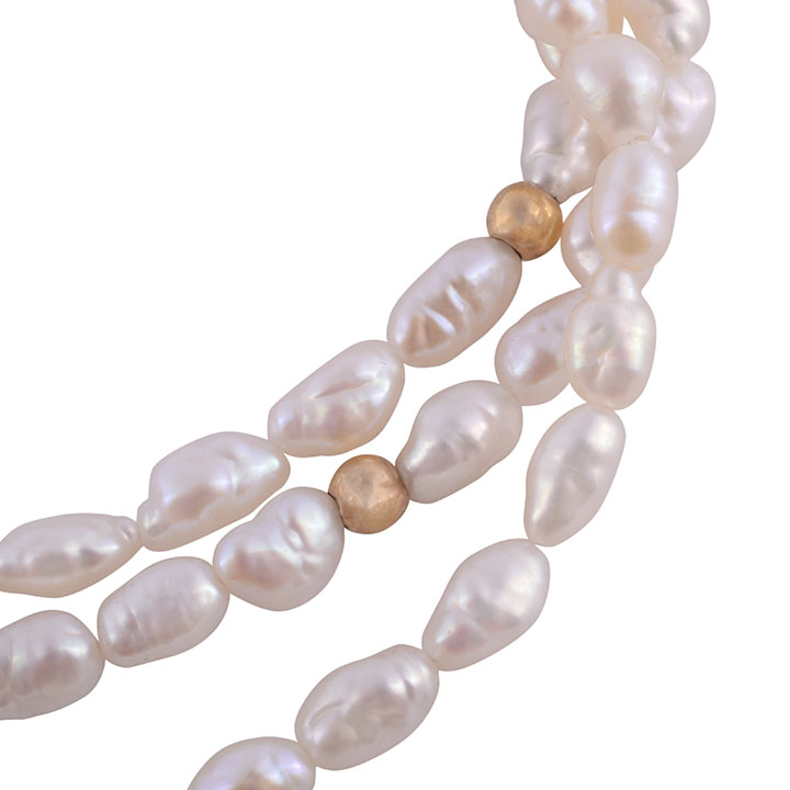 Three Strand Cultured Pearl Bracelet