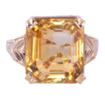 9.5 Carat Citrine Ring