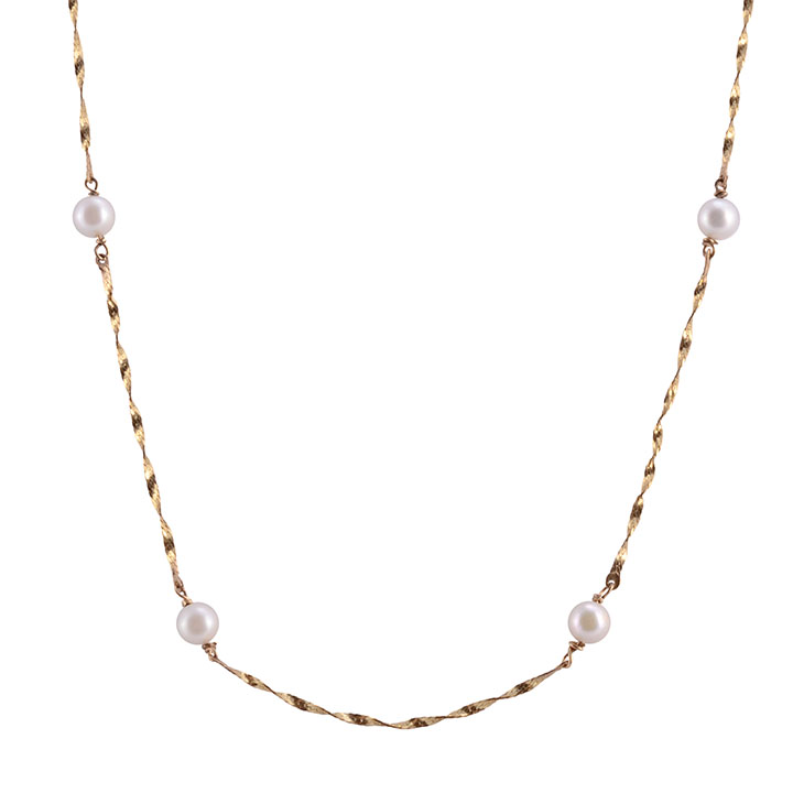 pearl 14K necklace
