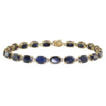 17.06 CTW Oval Sapphire Bracelet