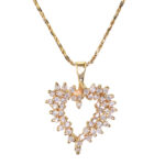 diamond heart pendant