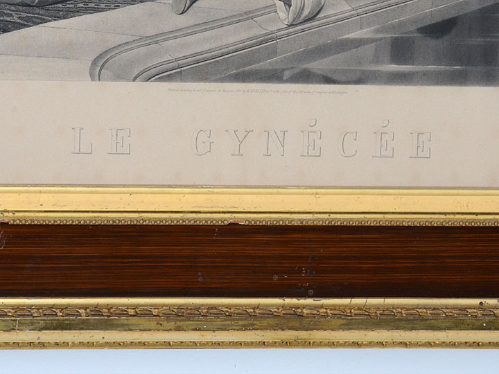 Steel Engraving Le Gynecee by Gustave Boulanger