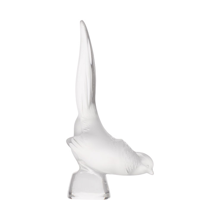 Lalique Figural Frosted Crystal Bird