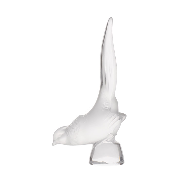 Lalique Figural Frosted Crystal Bird
