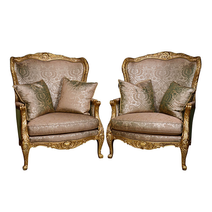 EJ Victor Co Pair Arm Chairs