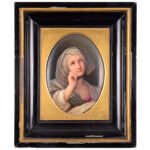 KPM Hand Painted Porcelain Portrait Signed by Artist