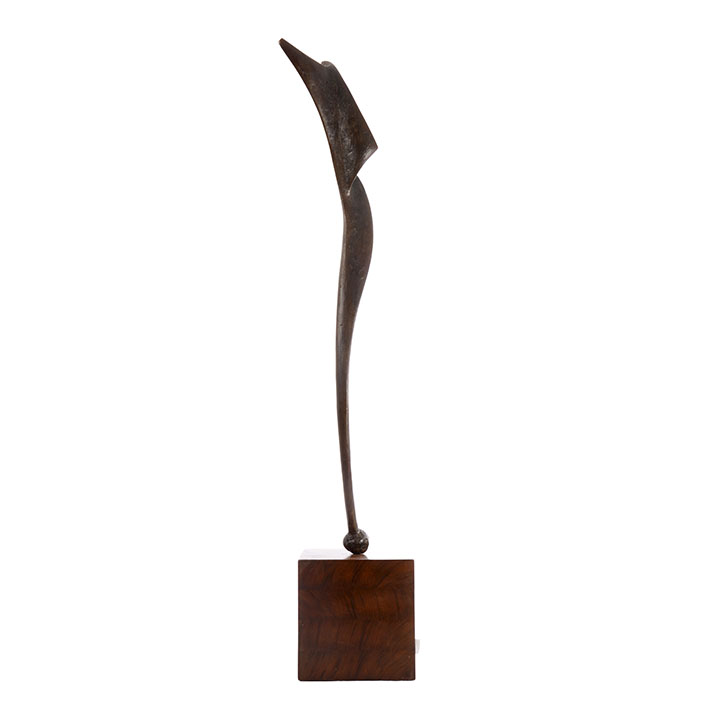 Eleen Auvil Free Form Bronze Sculpture