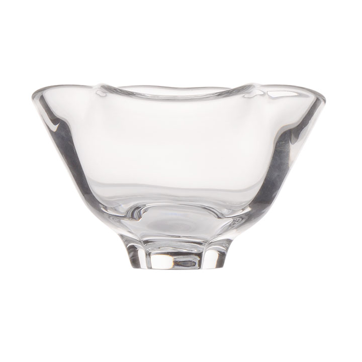 Steuben Trefoil Glass Bowl