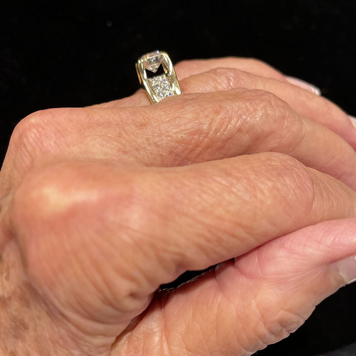 1.52 Carat VS2 Center Diamond Ring
