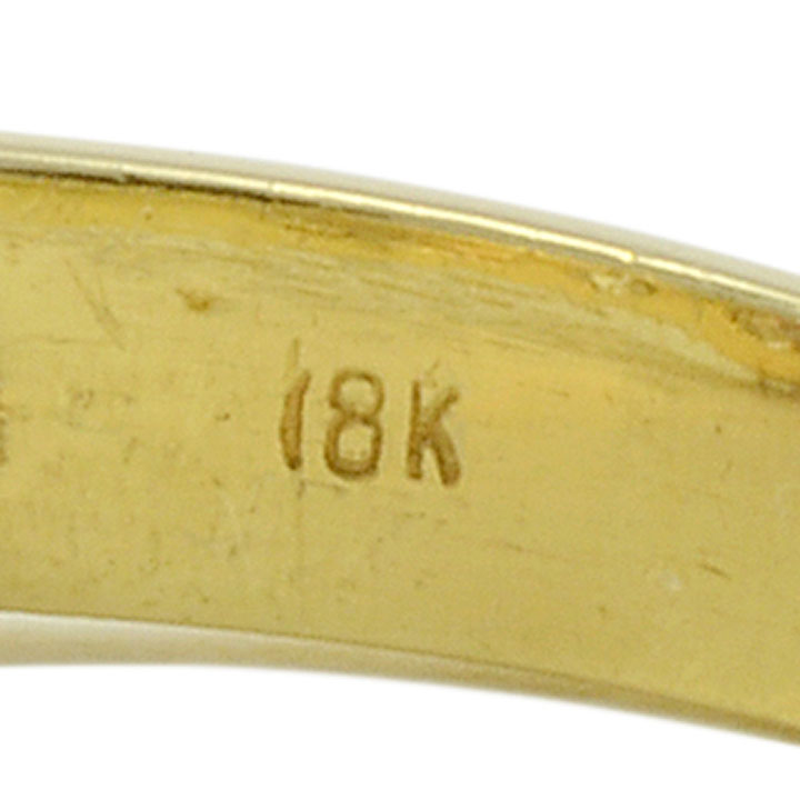 18K Yellow Gold 1.35 Carat Light Brown Diamond Ring