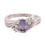 synthetic alexandrite ring