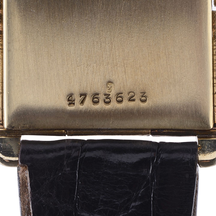 Longines for Tiffany & Co Art Deco 18K Wrist Watch