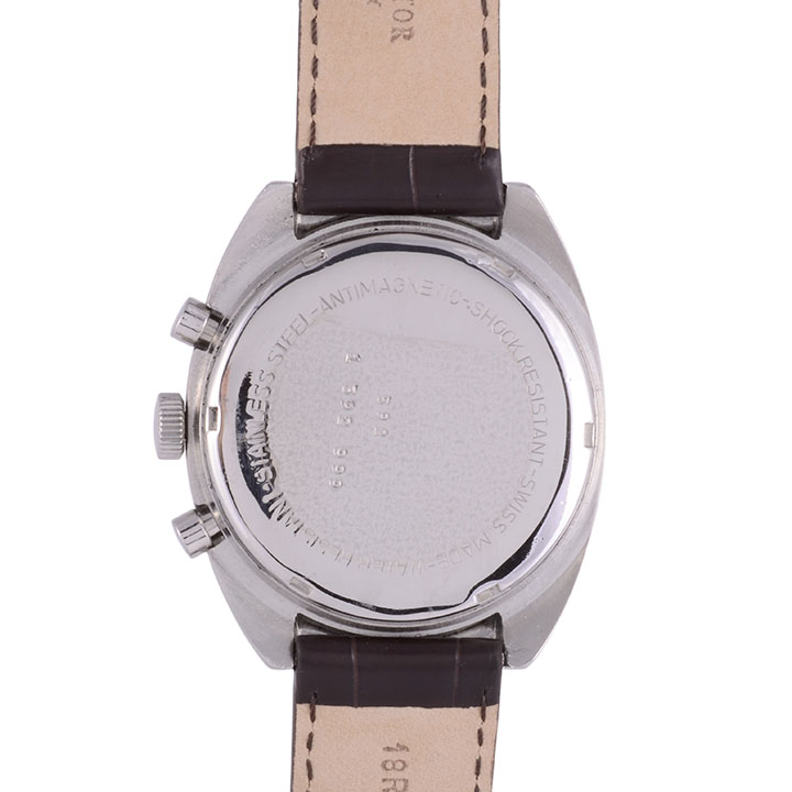 Breitling Stainless Steel Chronograph Tonneau Unisex Wrist Watch