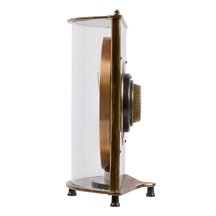 Kienzle Rare Bowed Glass Table Clock