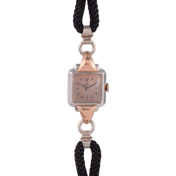 Rolex Steel & Rose Gold Ladies Wrist Watch