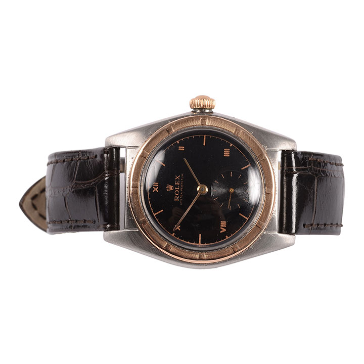 Rolex Sub Seconds Black Dial Wrist Watch